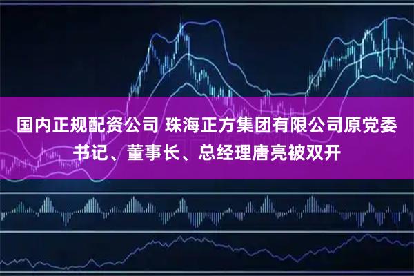国内正规配资公司 珠海正方集团有限公司原党委书记、董事长、总经理唐亮被双开